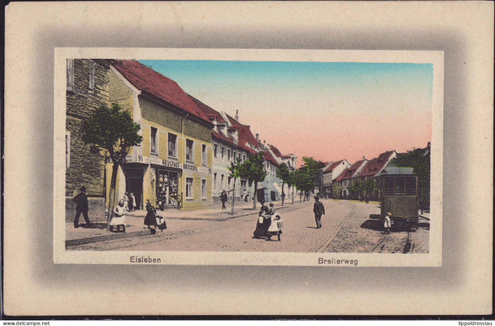 Gest. O-4250 Eisleben Breiterweg, Feldpost 1915 - Lutherstadt Eisleben