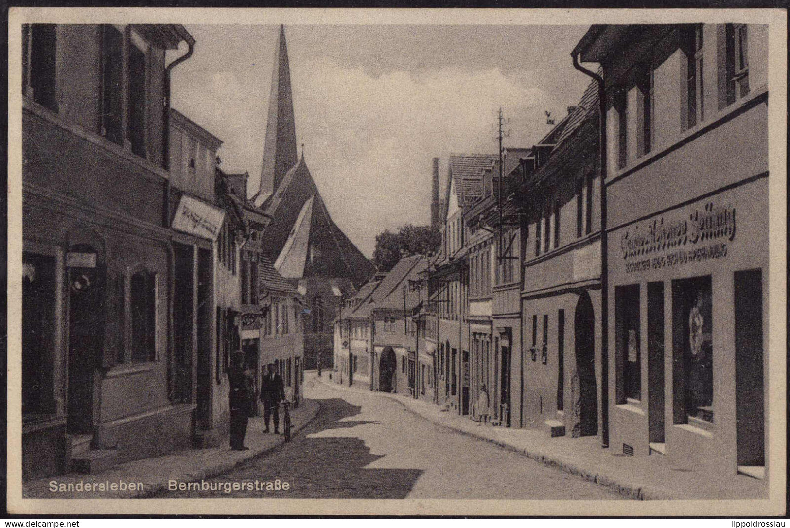 Gest. O-4332 Sandersleben Bernbugerstraße 1940 - Aschersleben