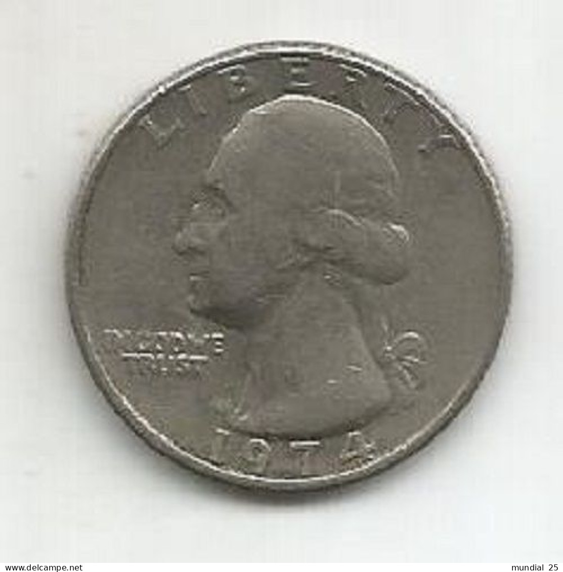 U.S.A. QUARTER DOLLAR 1974 - 1932-1998: Washington