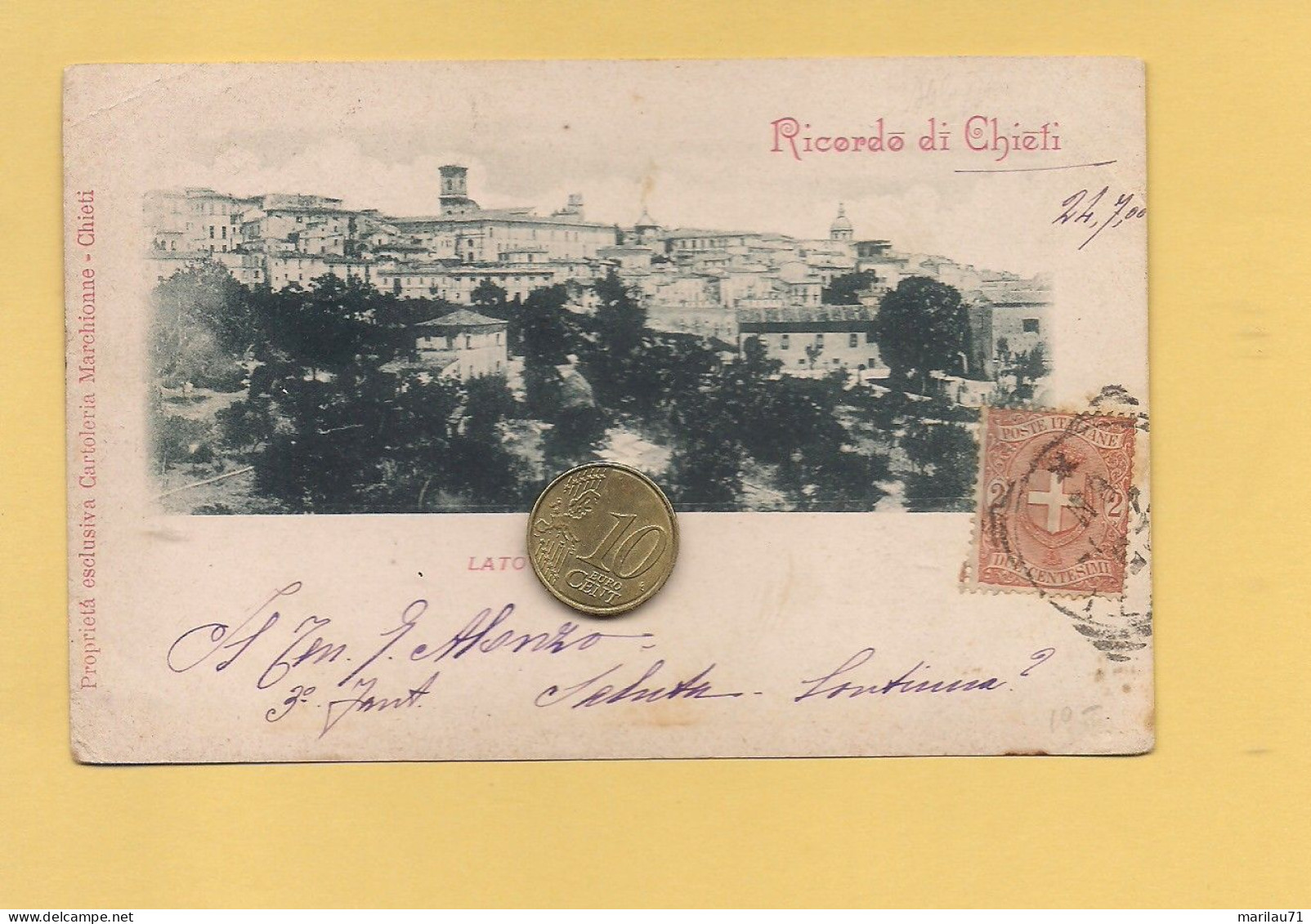 P3523 Abruzzo CHIETI 1900 Viaggiata - Chieti