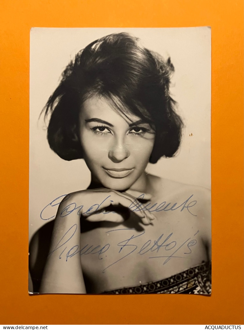 VERY RARE AUTOGRAPHED- SIGNED PHOTO OF FRANCA BETTOIA - Ohne Zuordnung