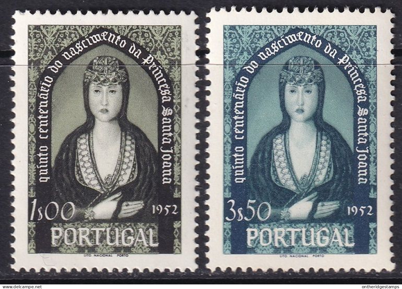 Portugal 1953 Sc 782-3 Mundifil 784-5 Set MH* - Nuovi