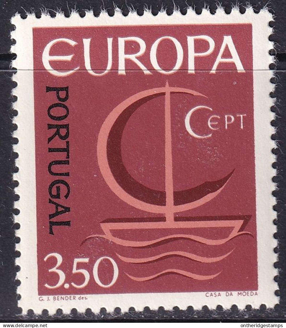 Portugal 1966 Sc 981 Mundifil 984a MNH** Extra Horizontal Perf Variety - Unused Stamps