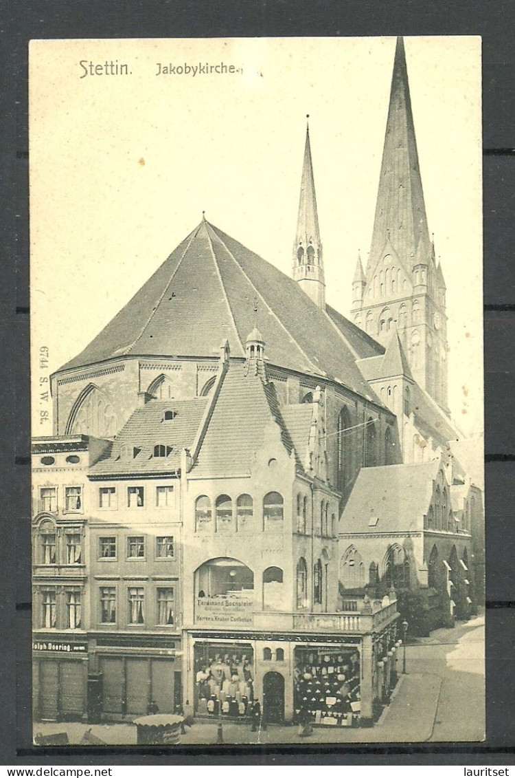 Germany Deutschland Poland Polska Stettin Szczecin Jakobykirche Church, Unused - Pommern