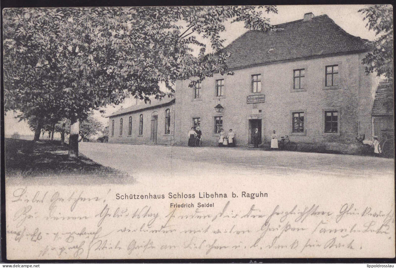 Gest. O-4371 Libehna Gasthaus Schützenhaus 1904 - Koethen (Anhalt)