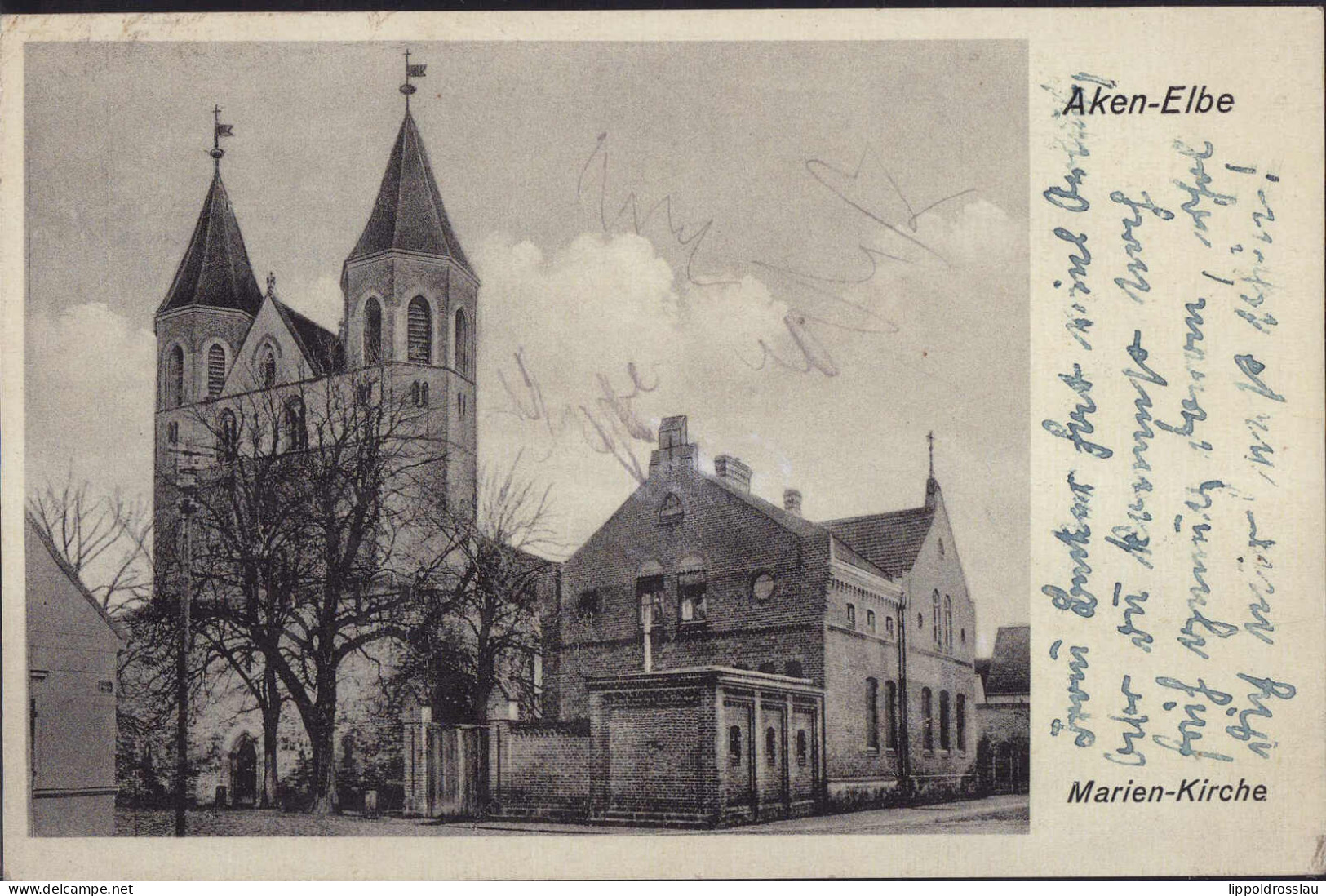 Gest. O-4372 Aken Marienkirche 1936 - Koethen (Anhalt)