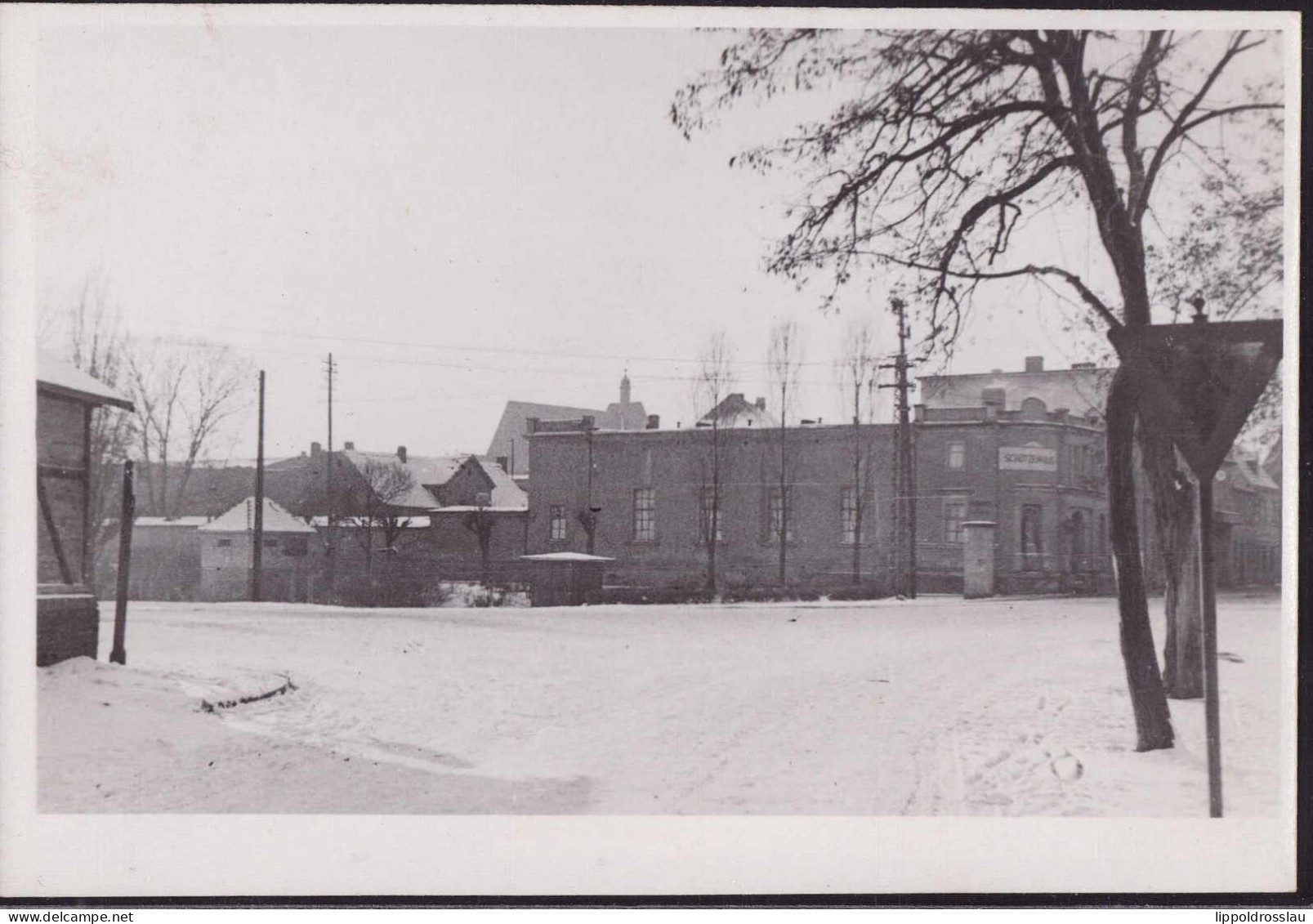 * O-4415 Zörbig Schützenhaus Foto-AK 50er Jahre - Bitterfeld