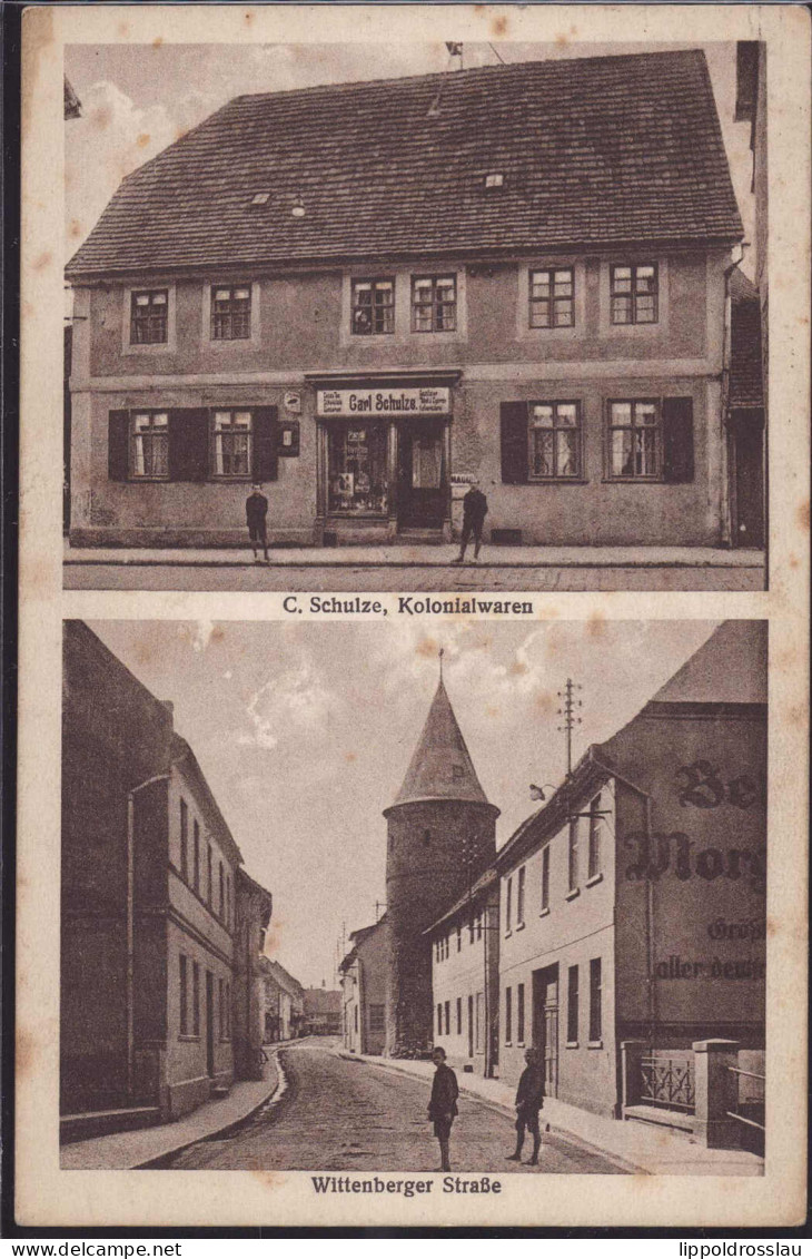 * O-4450 Gräfenhainichen Wittenberger Straße Kolonialwaren Schulze - Bitterfeld