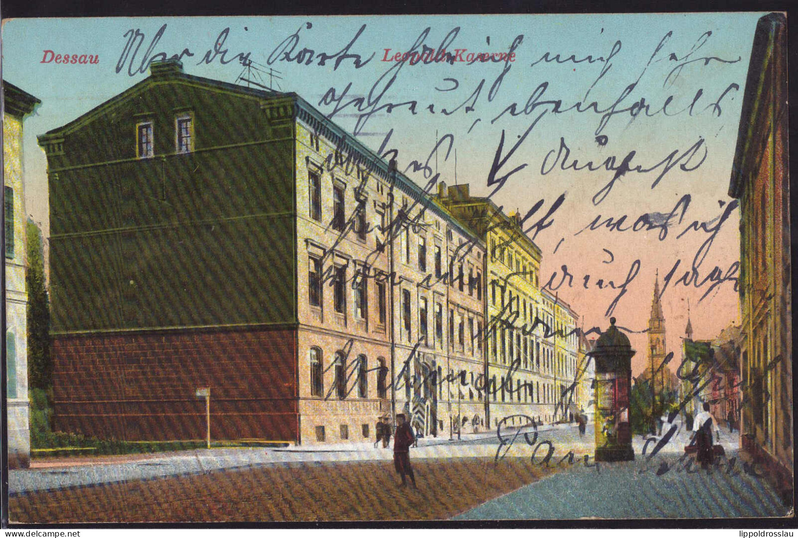 Gest. O-4500 Dessau Leopold-Kaserne 1914 - Dessau