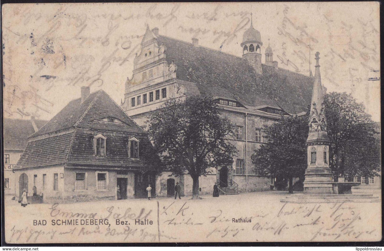 Gest. O-4603 Bad Schmiedeberg Rathaus - Wittenberg