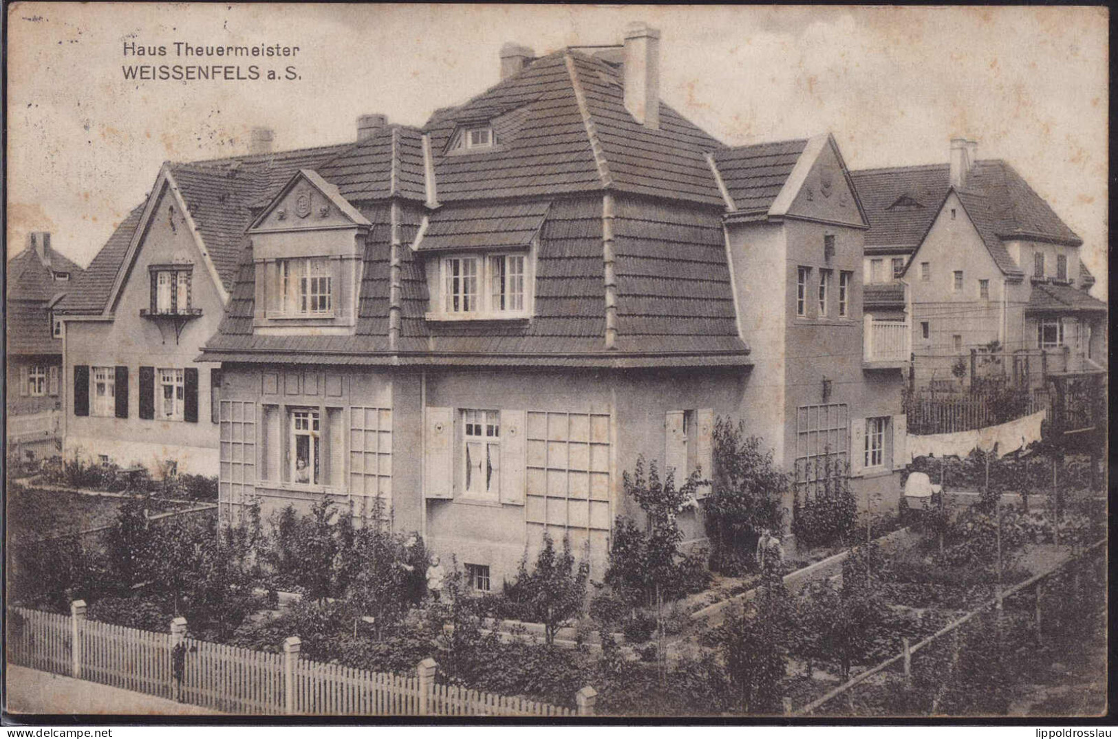 Gest. O-4850 Weißenfels Haus Theuermeister 1913 - Weissenfels