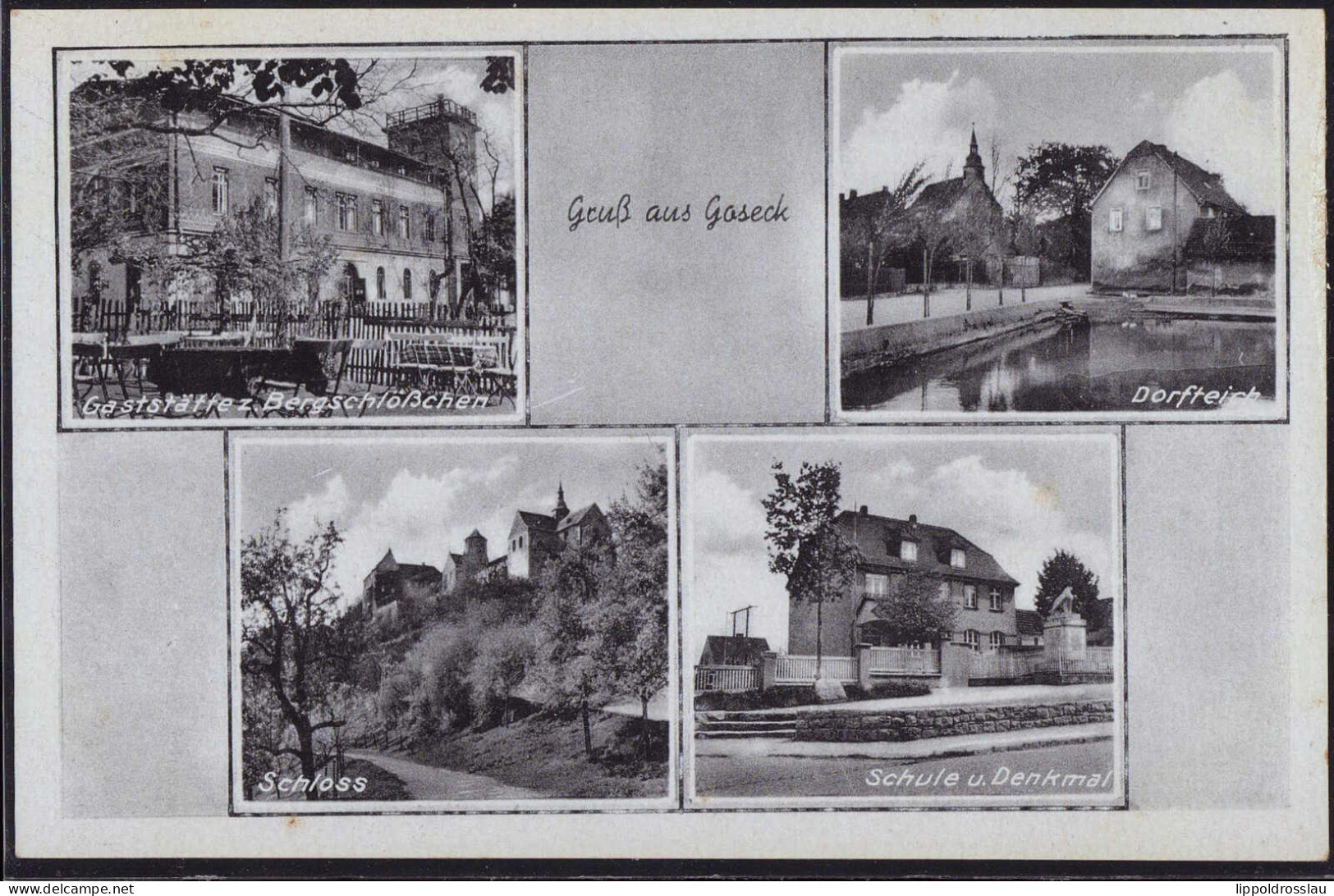 * O-4851 Goseck Gasthaus Zum Bergschlößchen - Weissenfels