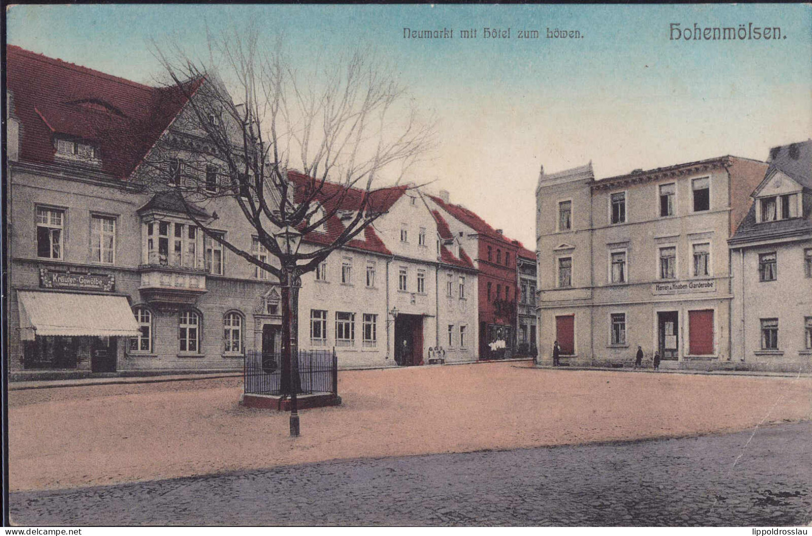 Gest. O-4860 Hohenmölsen Neumarkt Hotel Gasthaus Zum Bären, Feldpost 1918 - Weissenfels