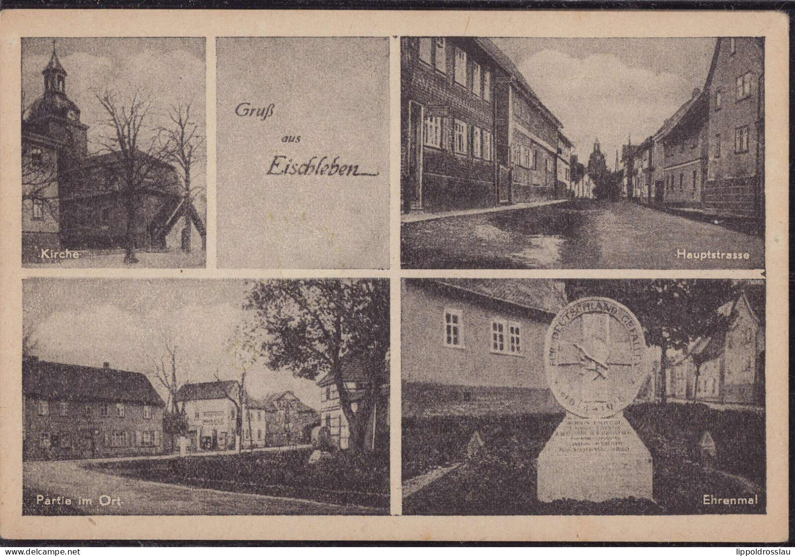 * O-5211 Eischleben Hauptstraße Ehrenmal - Arnstadt