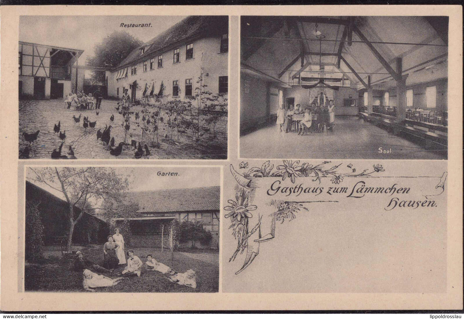 * O-5211 Hausen Gasthaus Zum Lämmchen - Arnstadt