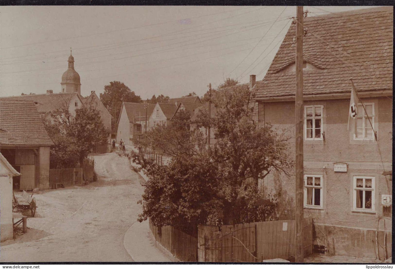 * O-5232 Münchengosserstedt Dorfstraße Foto 15,5x10 Cm - Soemmerda