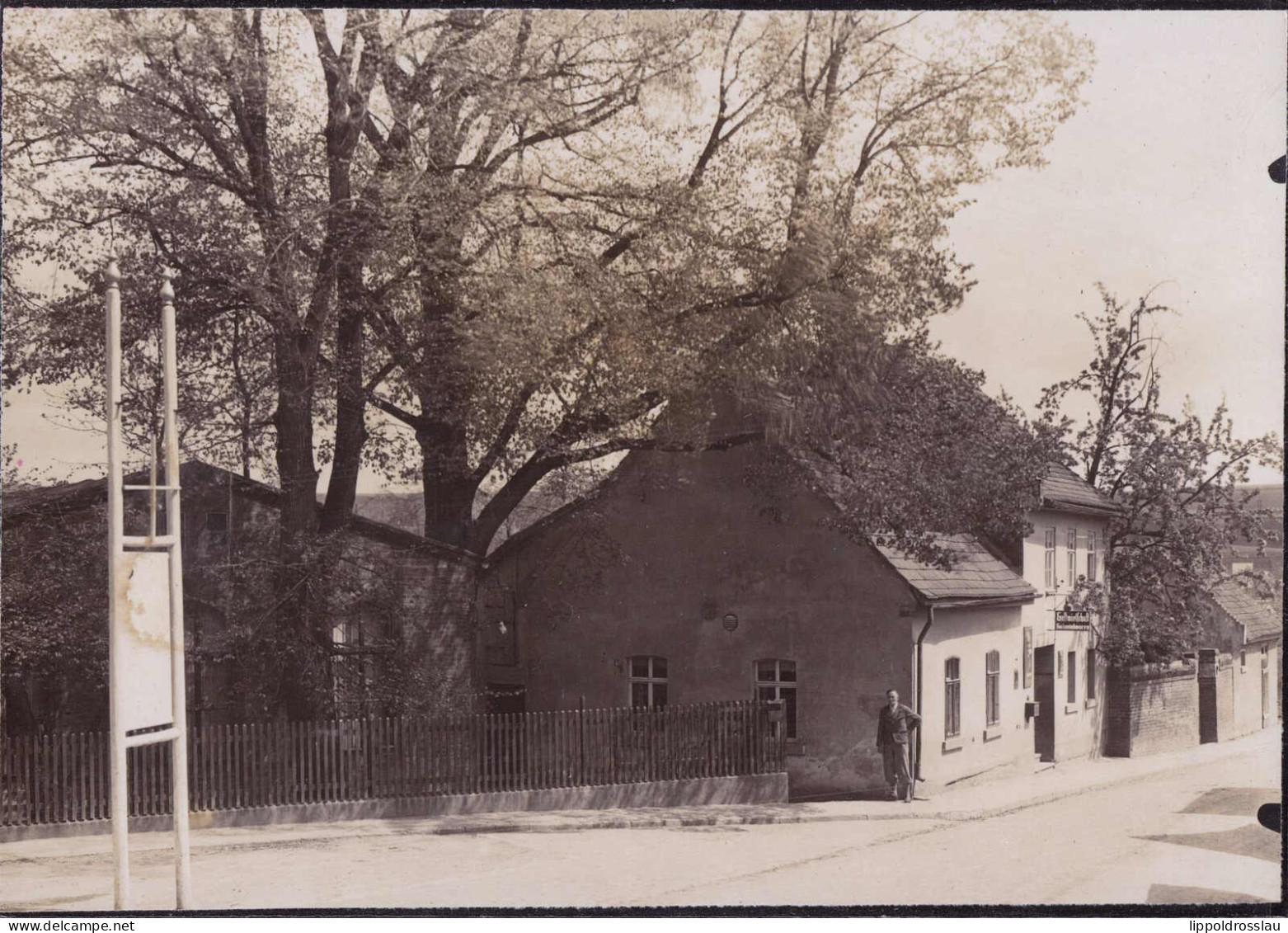 * O-5321 Nauendorf Gasthaus Kolonialwaren Dorfstraße, Foto 15,5x10,5 Cm - Apolda