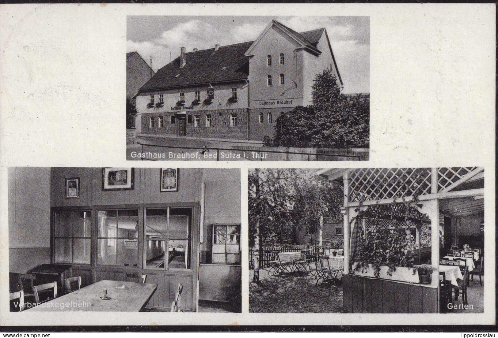 Gest. O-5322 Bad Sulza Gasthaus Brauhof, Feldpost 1941 - Apolda