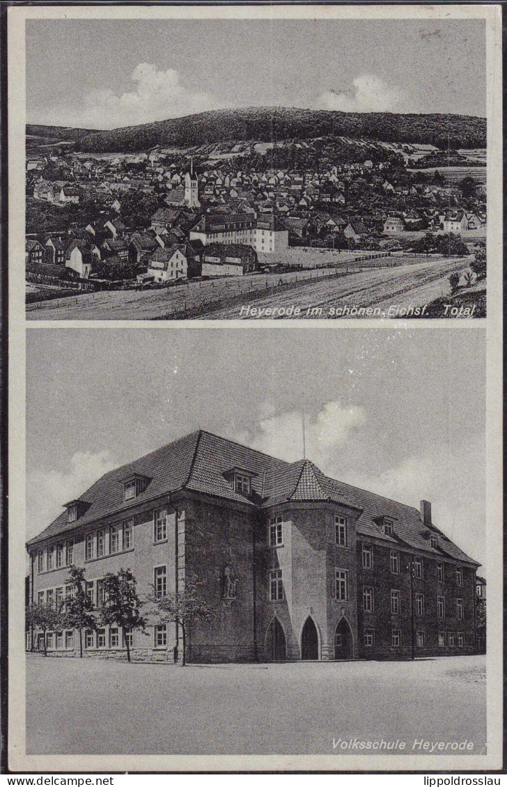 Gest. O-5703 Heyerode Volkshochschule 1943, EK 1cm - Muehlhausen