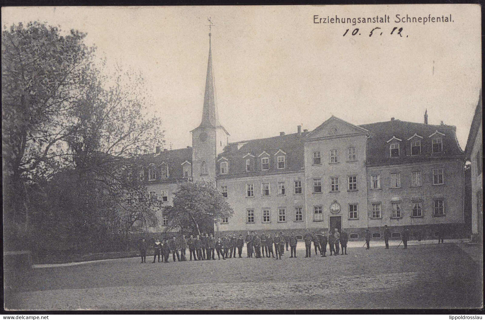 Gest. O-5801 Schnepfenthal Erziehungsanstalt 1912 - Gotha