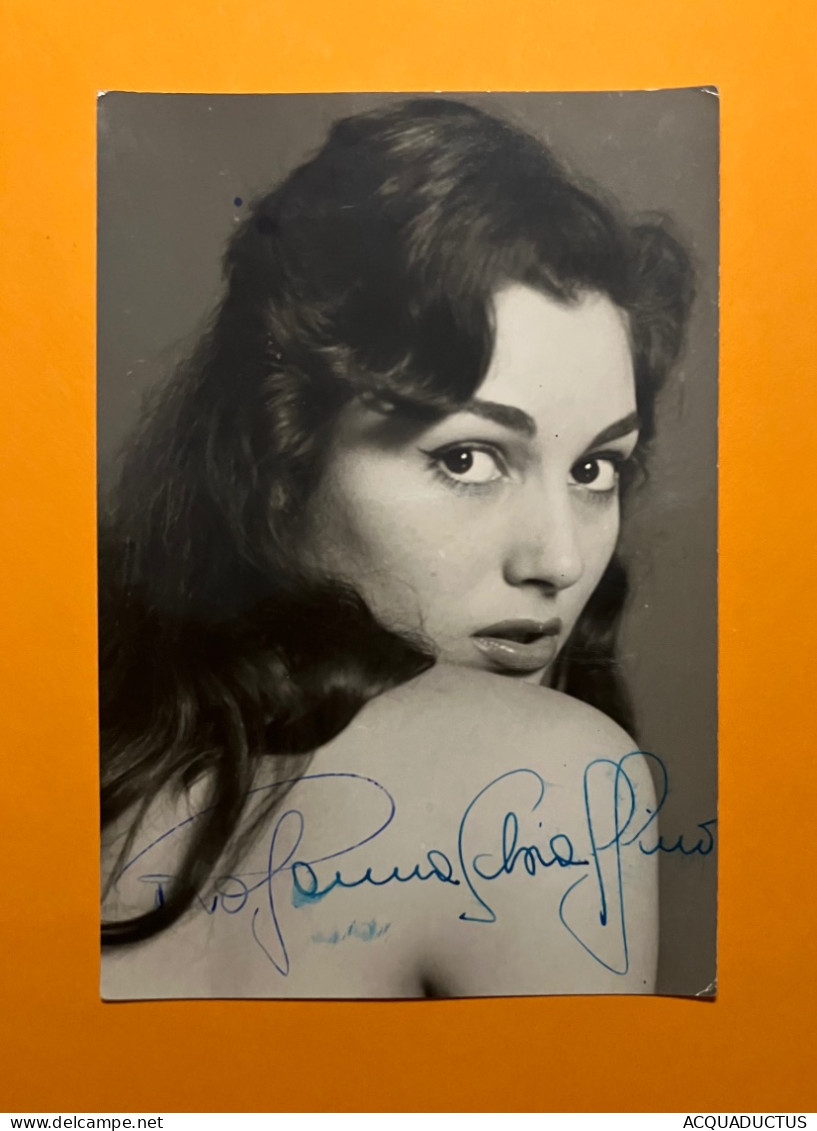 RARE AUTOGRAPHED -SIGNED PHOTO OF ROSANNA  SCHAFFIANO - Sin Clasificación