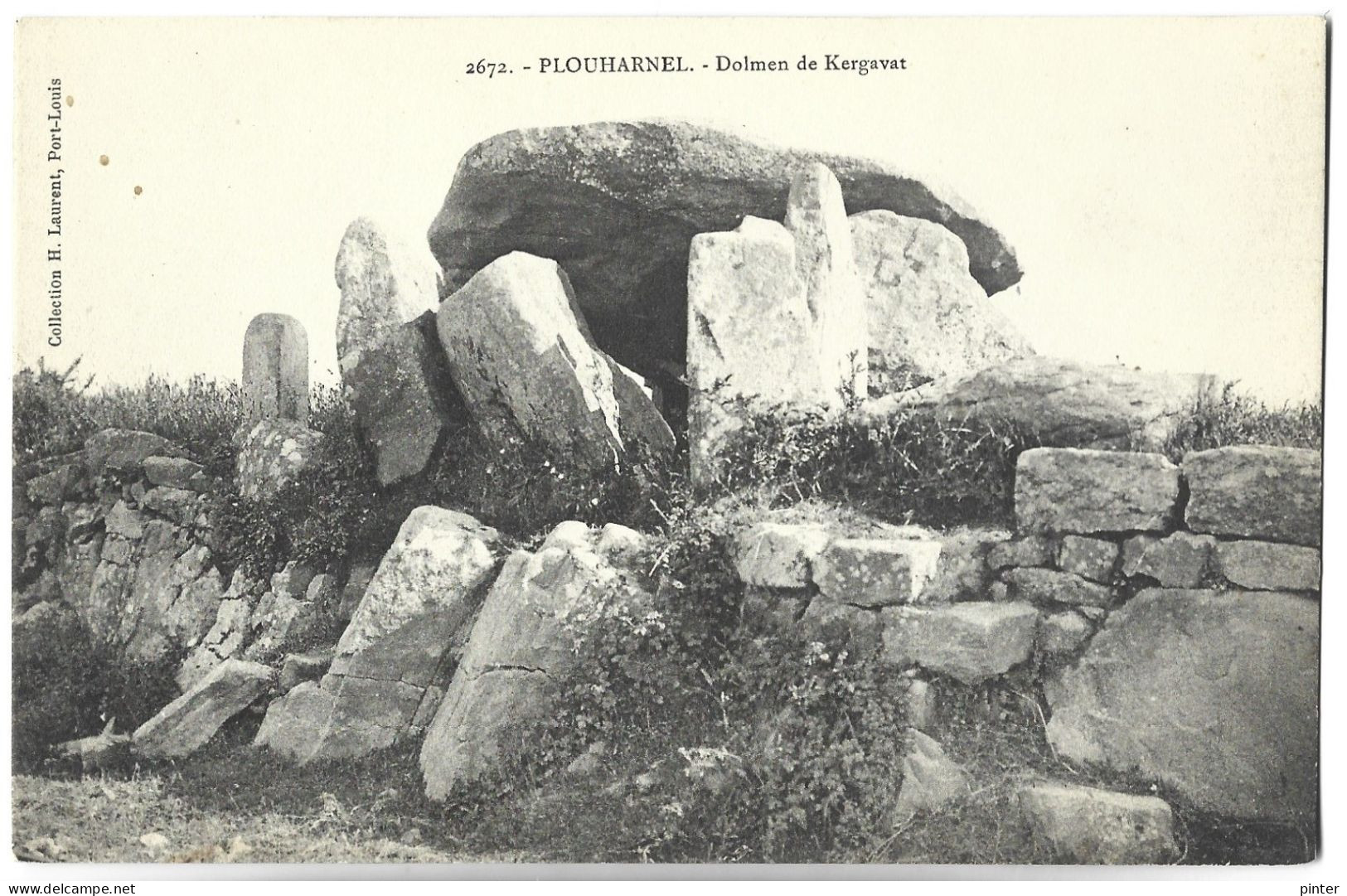 PLOUHARNEL - Dolmen De Kergavat - Dolmen & Menhire