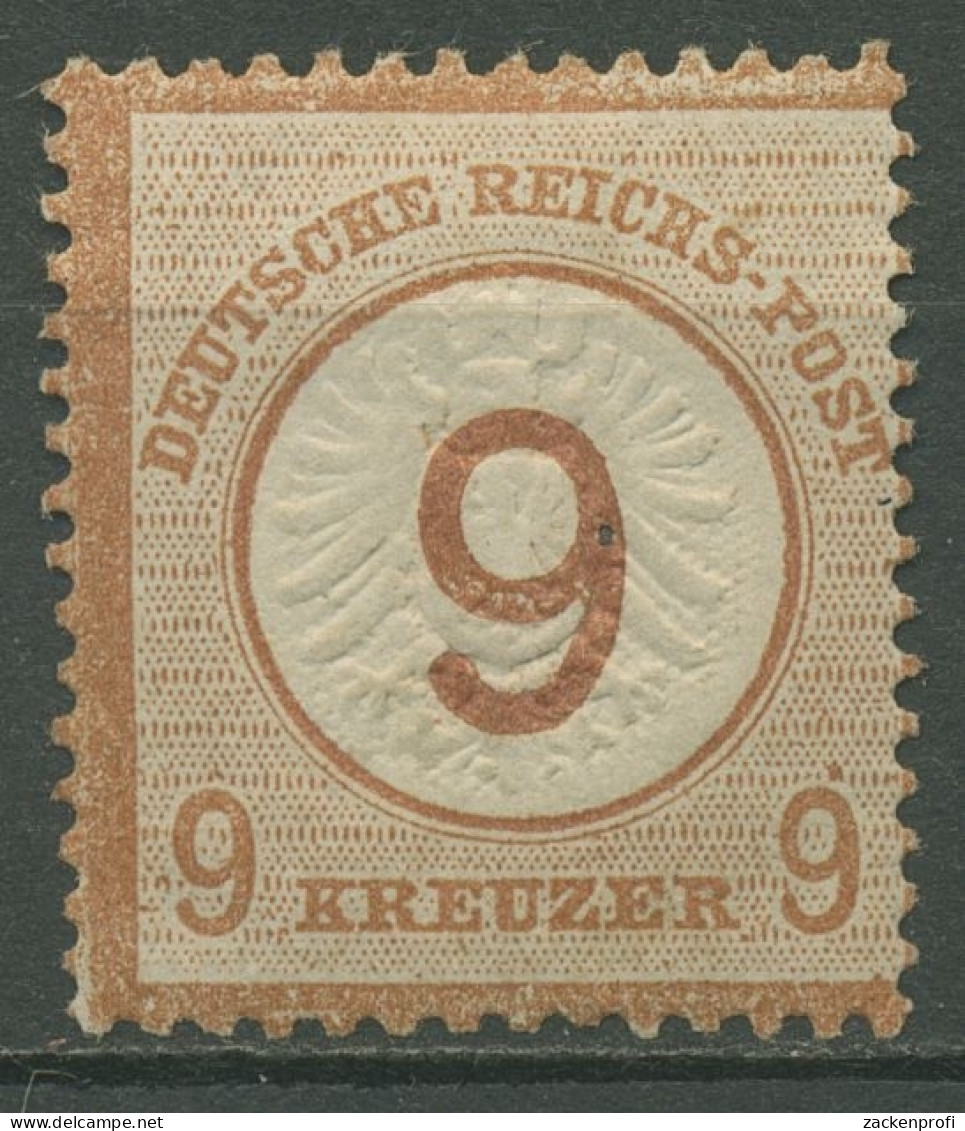 Deutsches Reich 1874 Adler Mit Aufdruck 30 Mit Falz - Unused Stamps