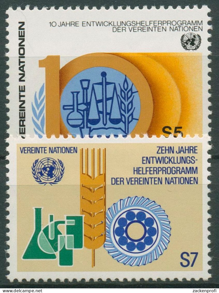 UNO Wien 1981 Entwicklungshilfe Getreide 21/22 Postfrisch - Nuovi
