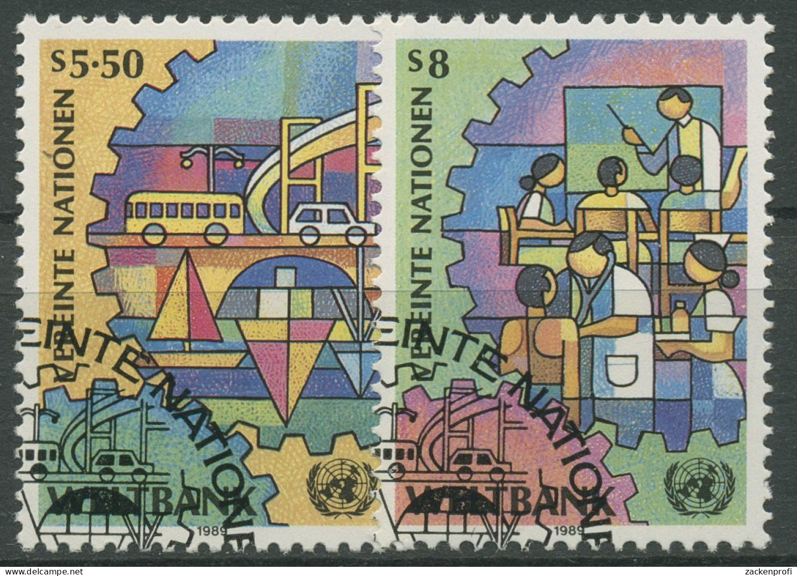 UNO Wien 1989 Weltbank 89/90 Gestempelt - Used Stamps