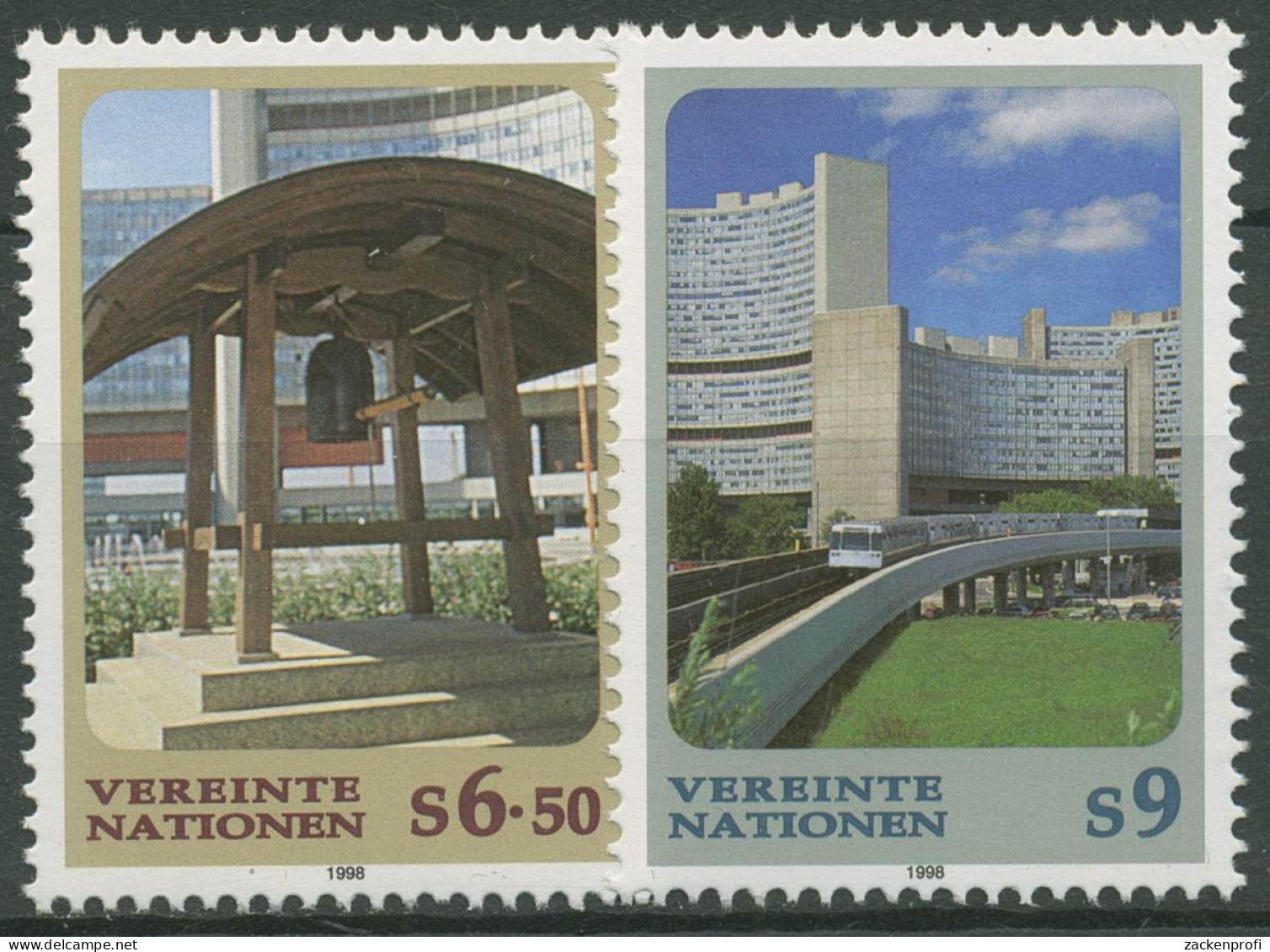 UNO Wien 1998 Wien Friedensglocke, U-Bahn 246/47 Postfrisch - Unused Stamps