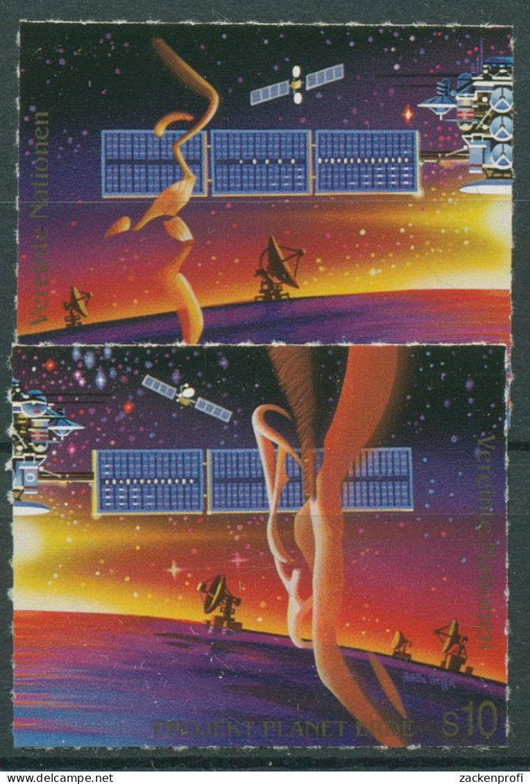 UNO Wien 1992 Weltraumjahr Weltraumforschung 133/34 Postfrisch - Ungebraucht