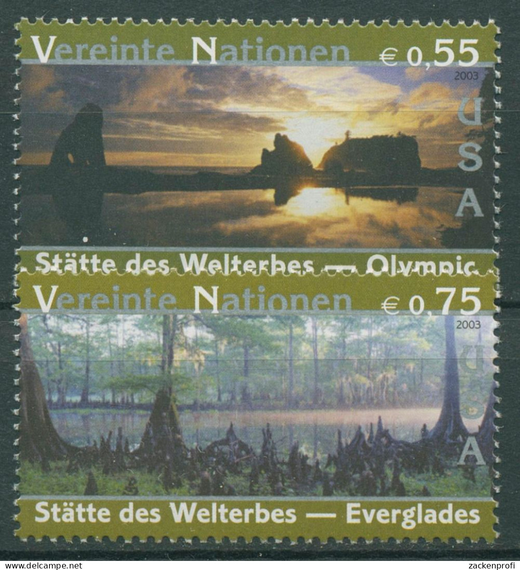 UNO Wien 2003 UNESCO USA Nationalparks 397/98 Postfrisch - Unused Stamps