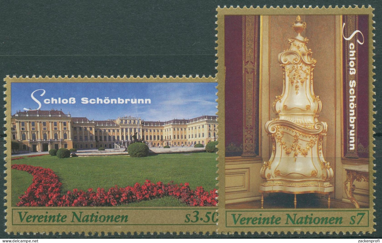 UNO Wien 1998 UNESCO Schloss Schönbrunn Wien 270/71 Postfrisch - Ongebruikt