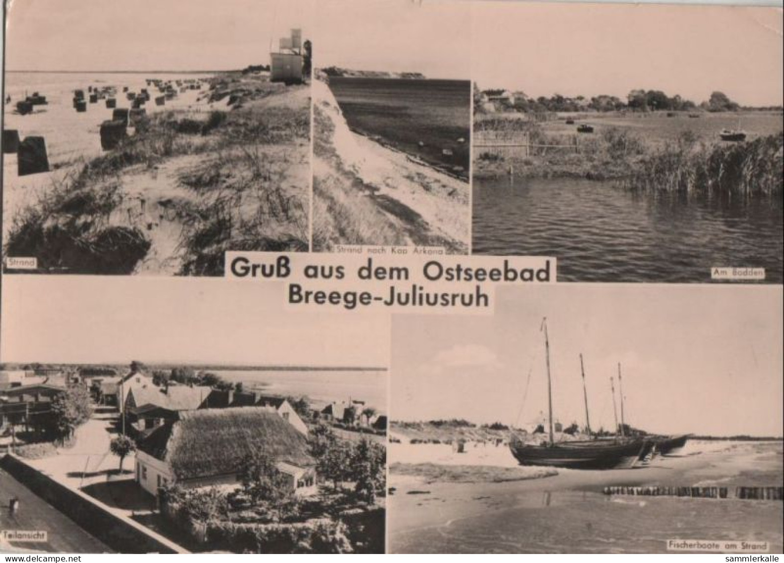 81152 - Breege - Juliusruh, U.a. Fischerboote Am Strand - 1960 - Stralsund