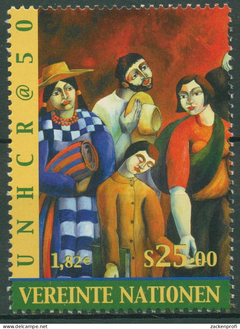 UNO Wien 2000 Flüchtlingsfamilie 326 Blockeinzelmarke Postfrisch - Unused Stamps