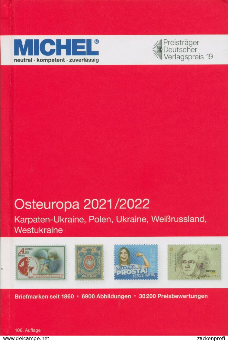 MICHEL Europa Band 15: OSTEUROPA 2021/22 106. Aufl., Gebraucht (Z2822) - Autres & Non Classés