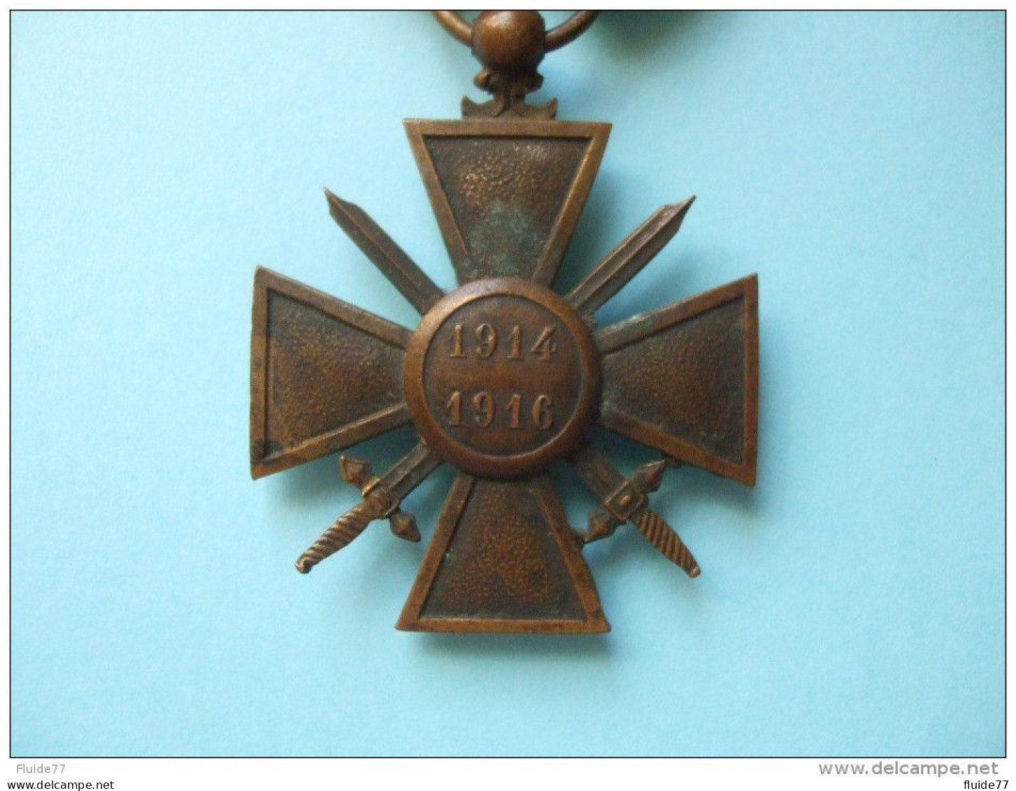 @ Médaille Croix De Guerre 1914- 1916 , FR 1GM @ - Frankrijk