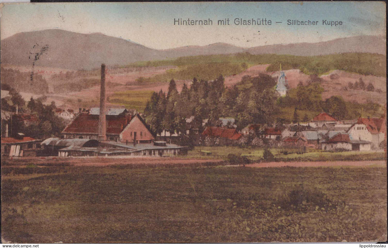 Gest. O-6051 Hinternah Glashütte Sillbacher Kuppe 1922 - Suhl