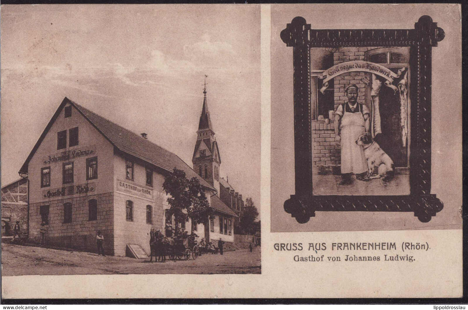 * O-6101 Frankenheim Gasthaus Johannes Ludwig - Meiningen