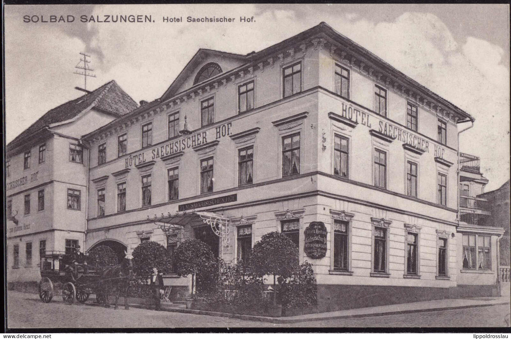 * O-6200 Bad Salzungen Hotel Gasthaus Sächsischer Hof - Bad Salzungen