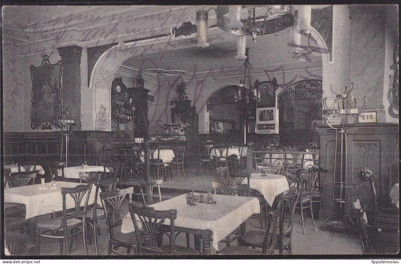 Gest. O-6400 Sonneberg Gasthaus Kaffee Erbprinz 1919 - Sonneberg
