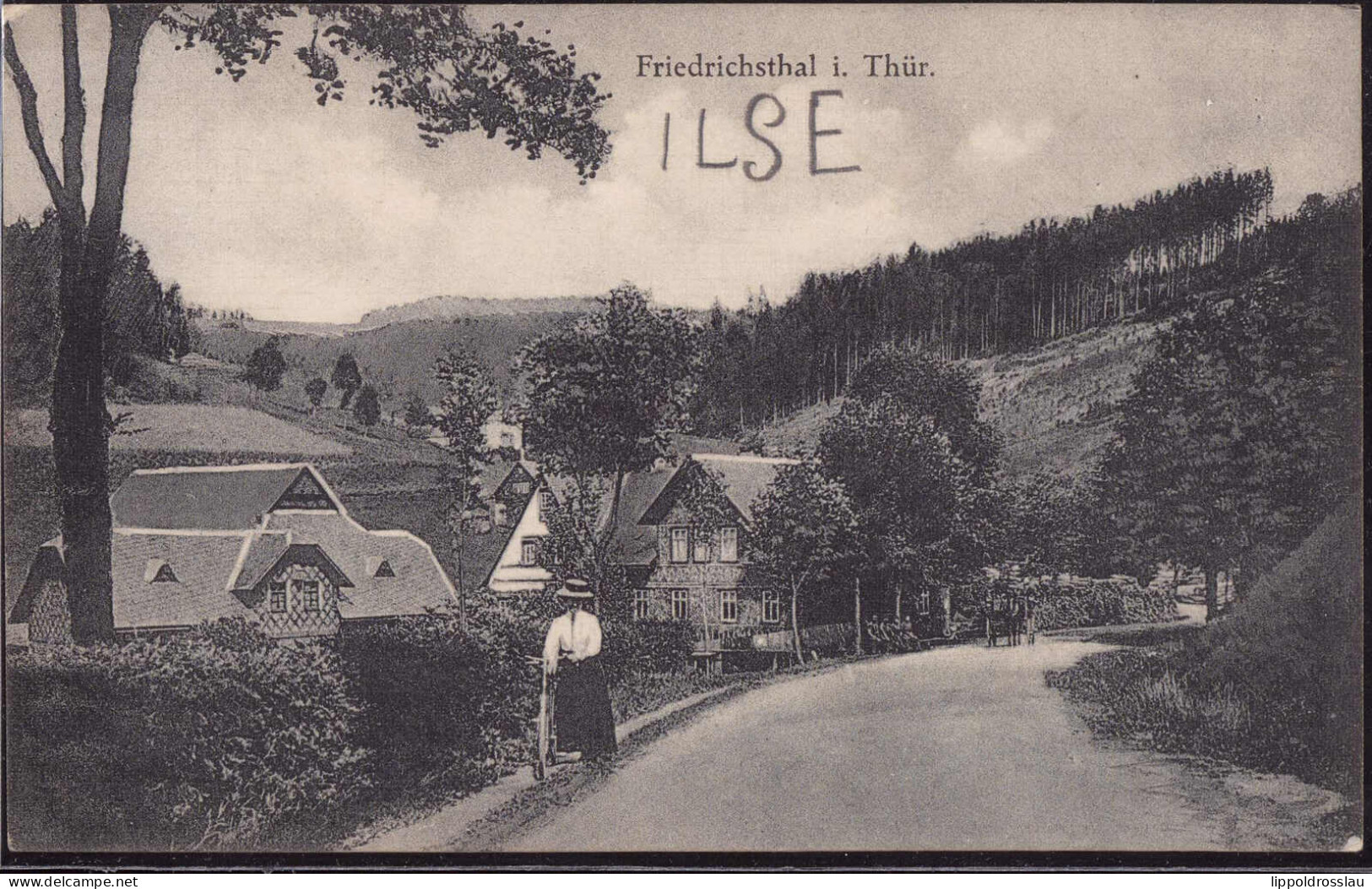 Gest. O-6401 Friedrichsthal Teil Des Ortes 1928 - Sonneberg