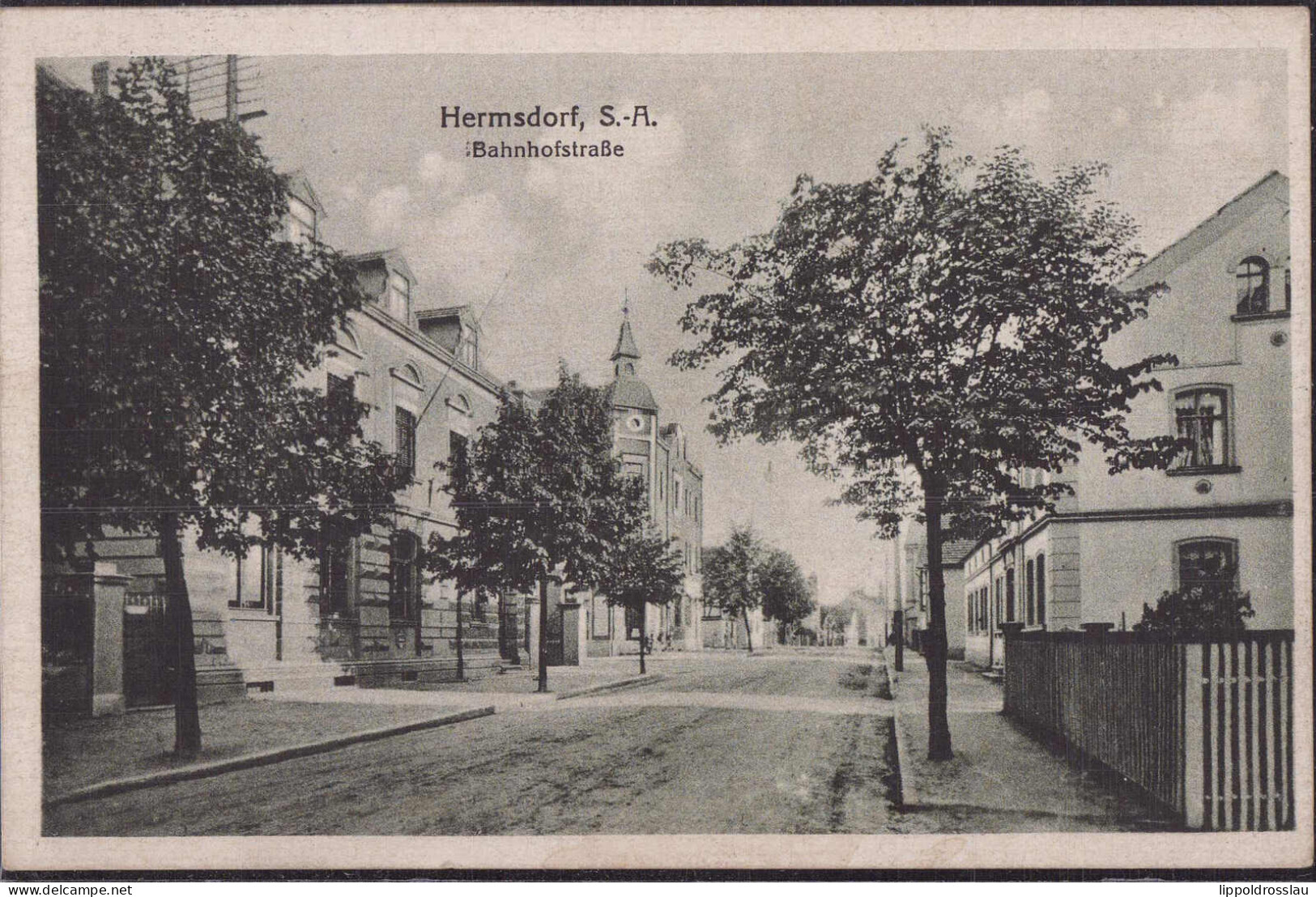 Gest. O-6530 Hermsdorf Bahnhofstraße 1926 - Hermsdorf