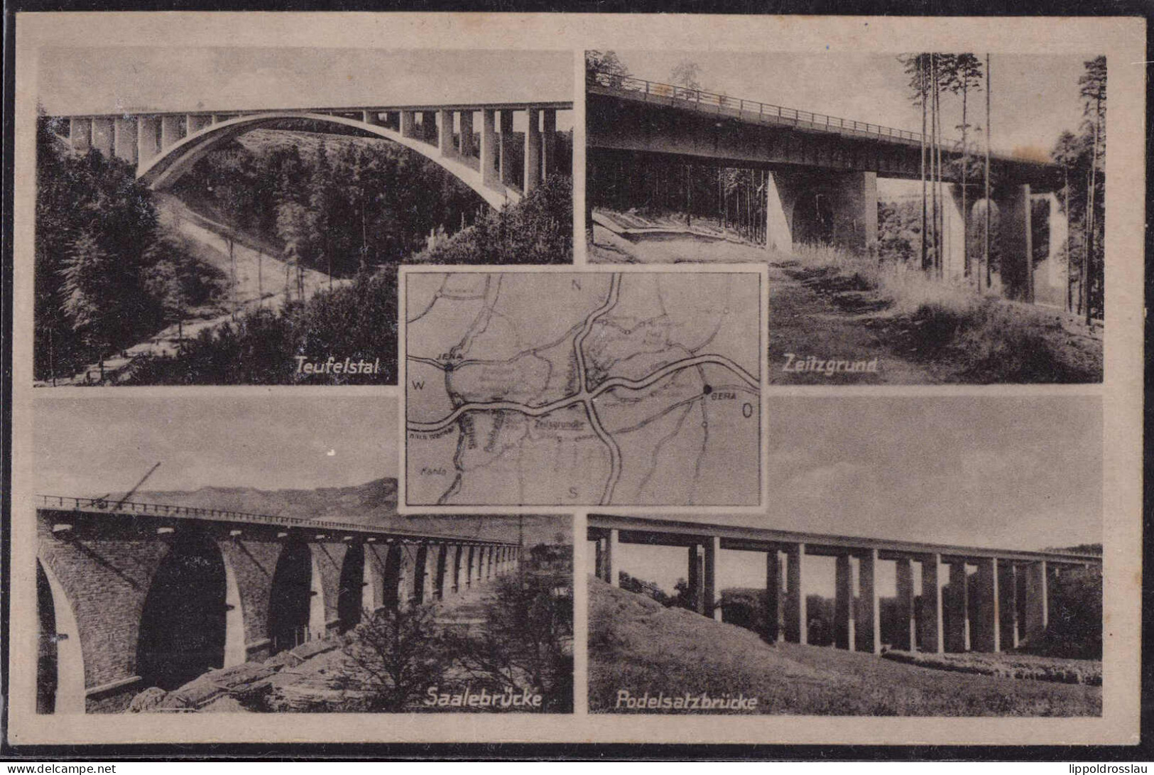 * O-6530 Hermsdorf Reichsautobahn Teufelstalbrücke - Hermsdorf