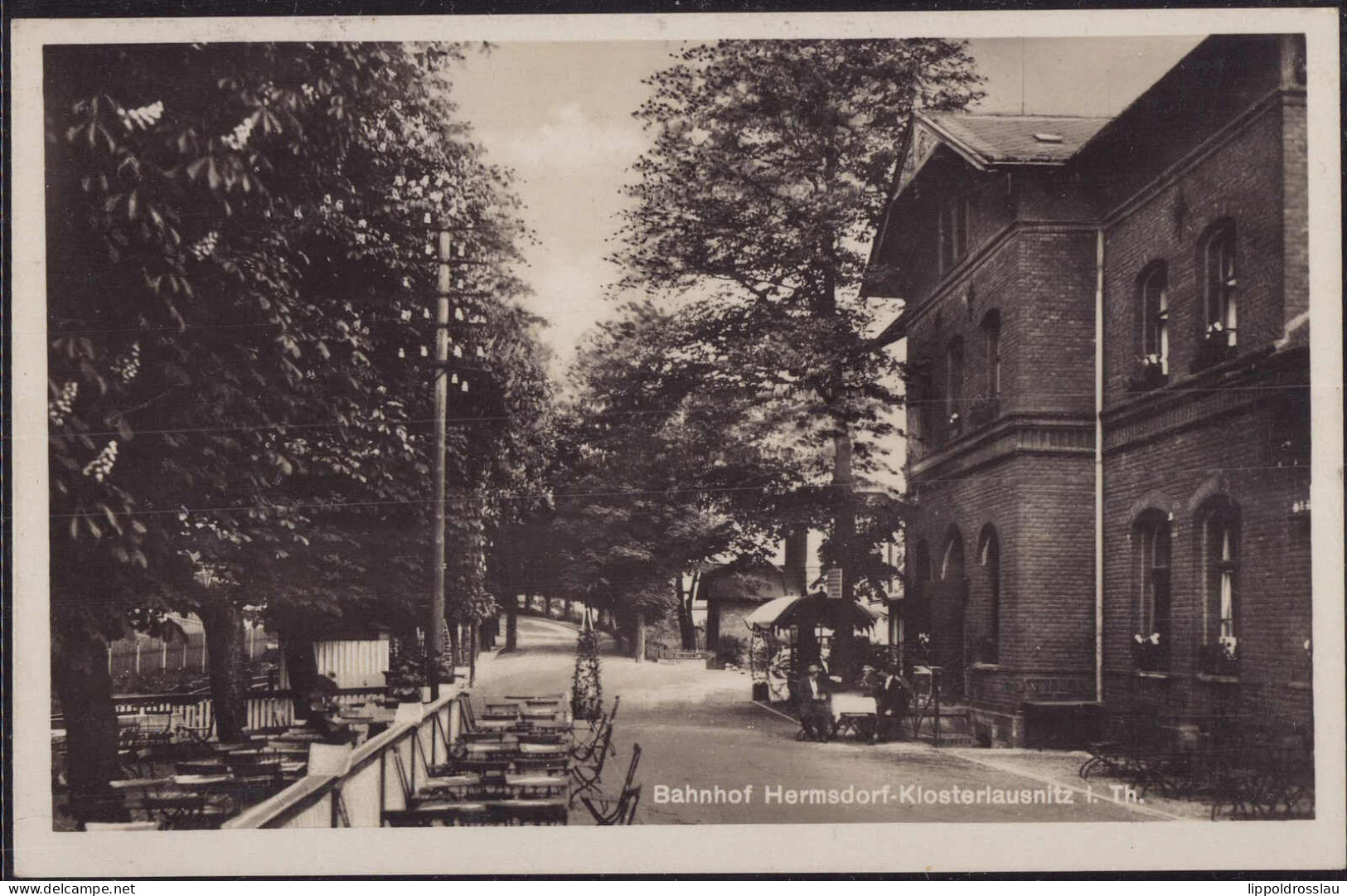 Gest. O-6530 Hermsdorf-Klosterlausnitz Bahnhof 1941 - Hermsdorf