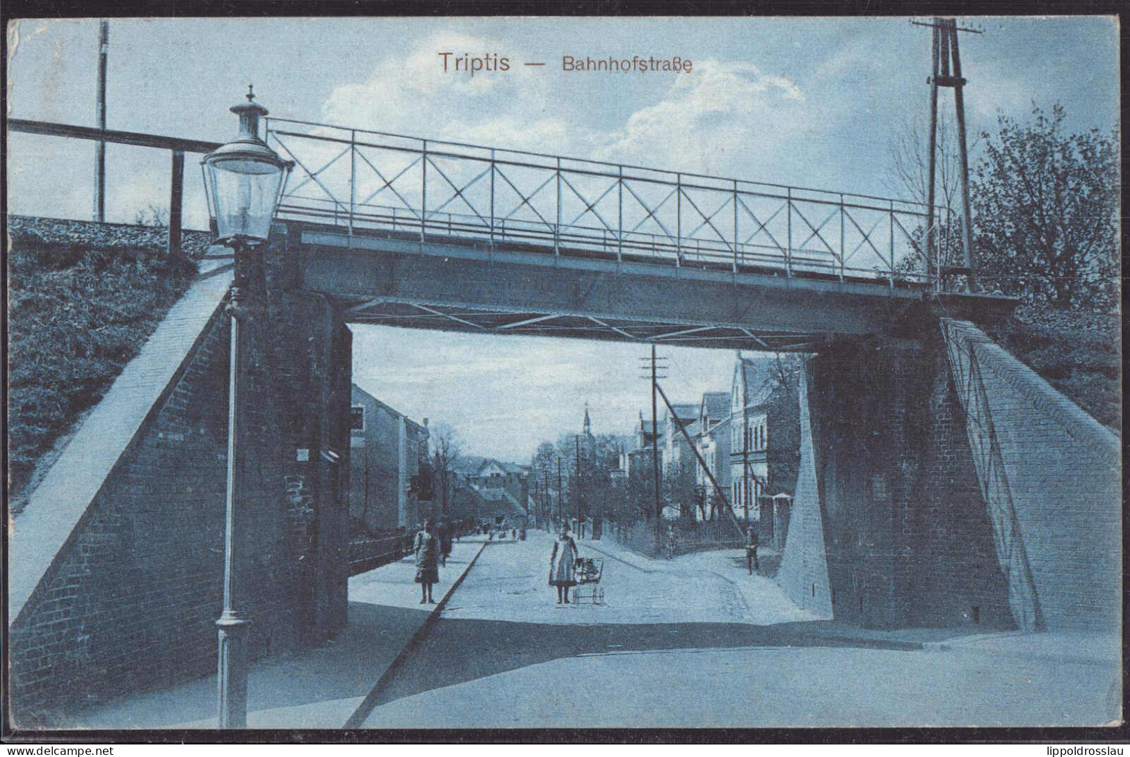 Gest. O-6712 Triptis Bahnhofstraße Feldpost 1918 - Neustadt / Orla