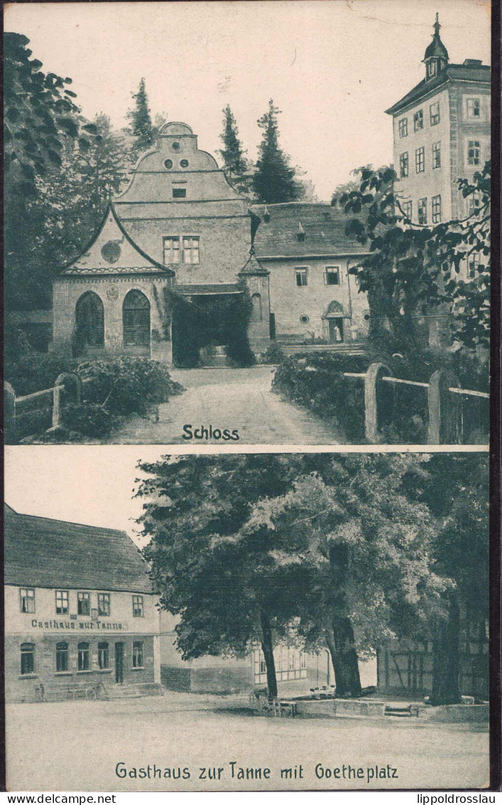 * O-6821 Großkochberg Gasthaus Zur Tanne Goetheplatz - Rudolstadt