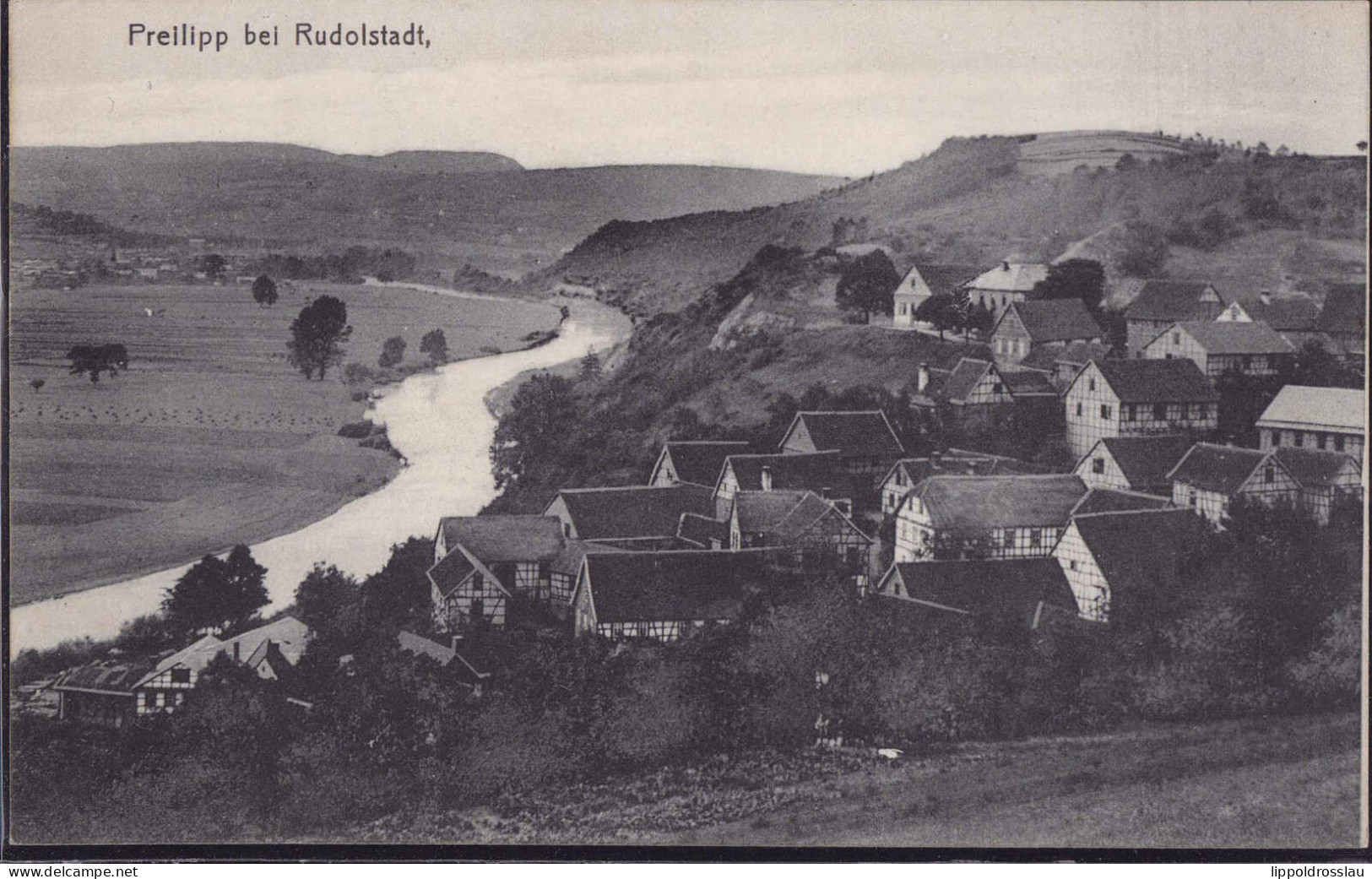 * O-6821 Preilipp Blick Zum Ort - Rudolstadt