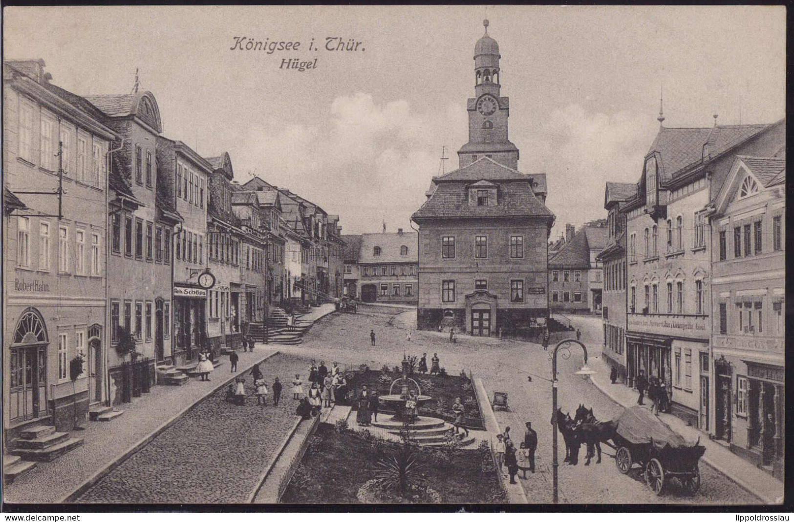 Gest. O-6824 Königsee Hügel 1912 - Rudolstadt