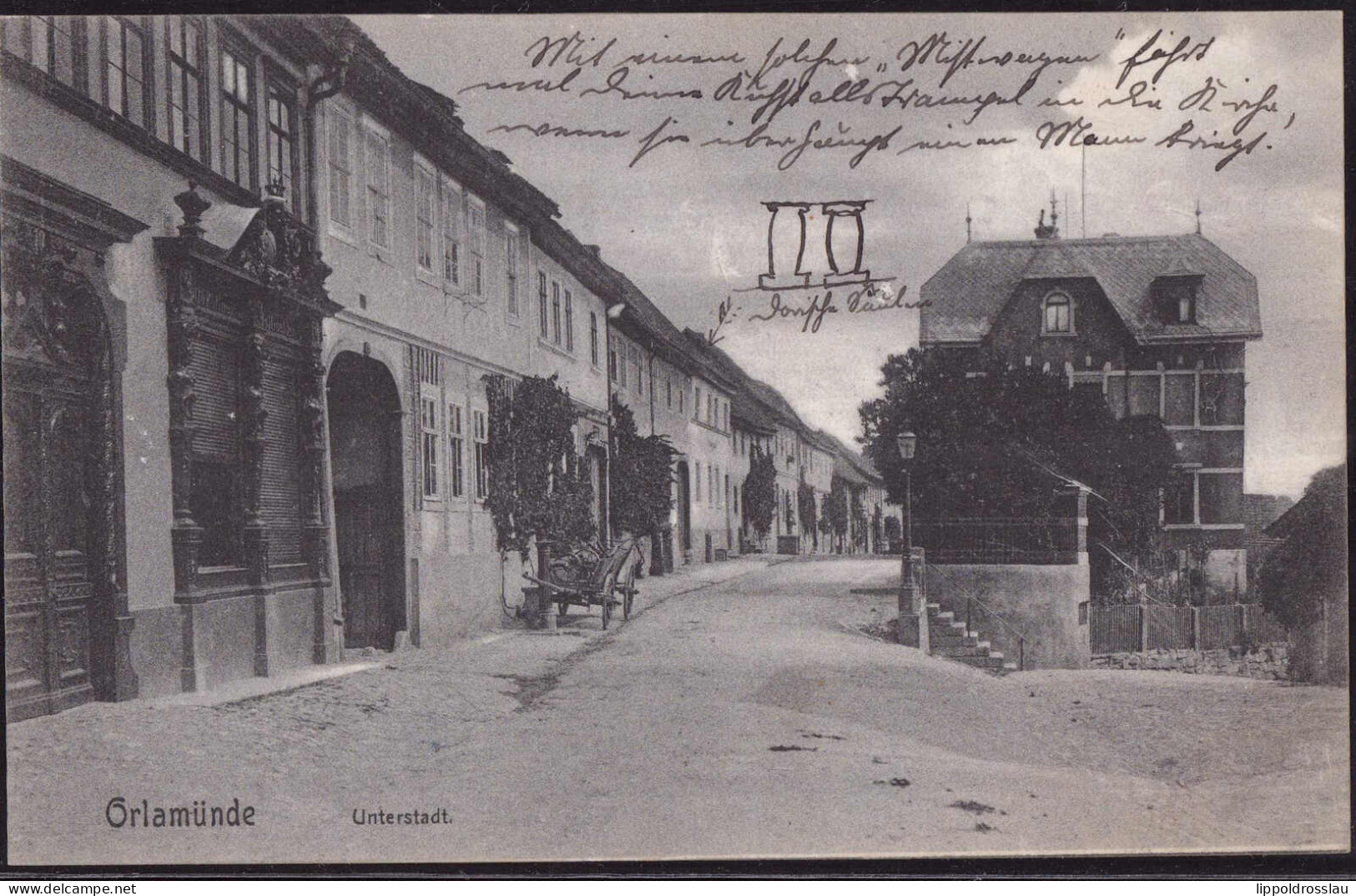 Gest. O-6907 Orlamünde Unterstadt 1910 - Jena